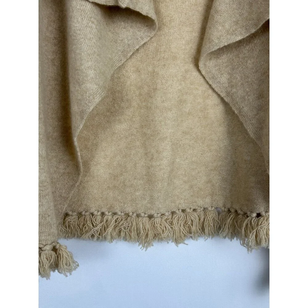 Lilly Pulitzer Cashmere Wrap Cardigan Sweater Jumper Womens Medium Beige - Picture 10 of 10